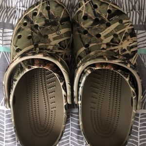 BRAND NEW Camo CROCS NEVER WORN